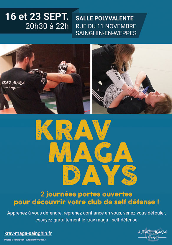 Portes ovuertes krav Maga Sainghin en Weppes